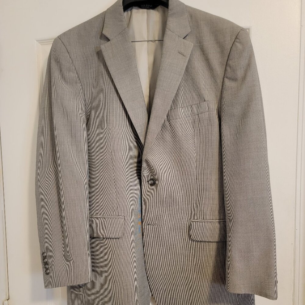 Joseph A Bank Summer Weight Suit - Grey